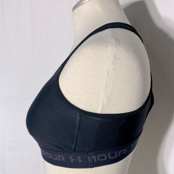 Under Armour Women's Black Compression Sports Bra M - Picture 2 of 11